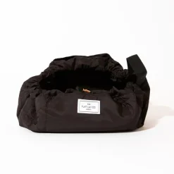 Drawstring Flat Lay Makeup Bag Classic Black