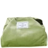 Drawstring Flat Lay Makeup Bag Sage Green Velvet