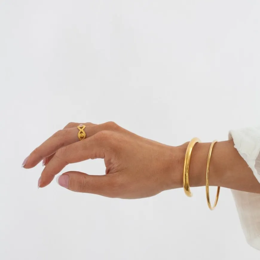 Drew Essential Bangle Stainless Steel 65mm