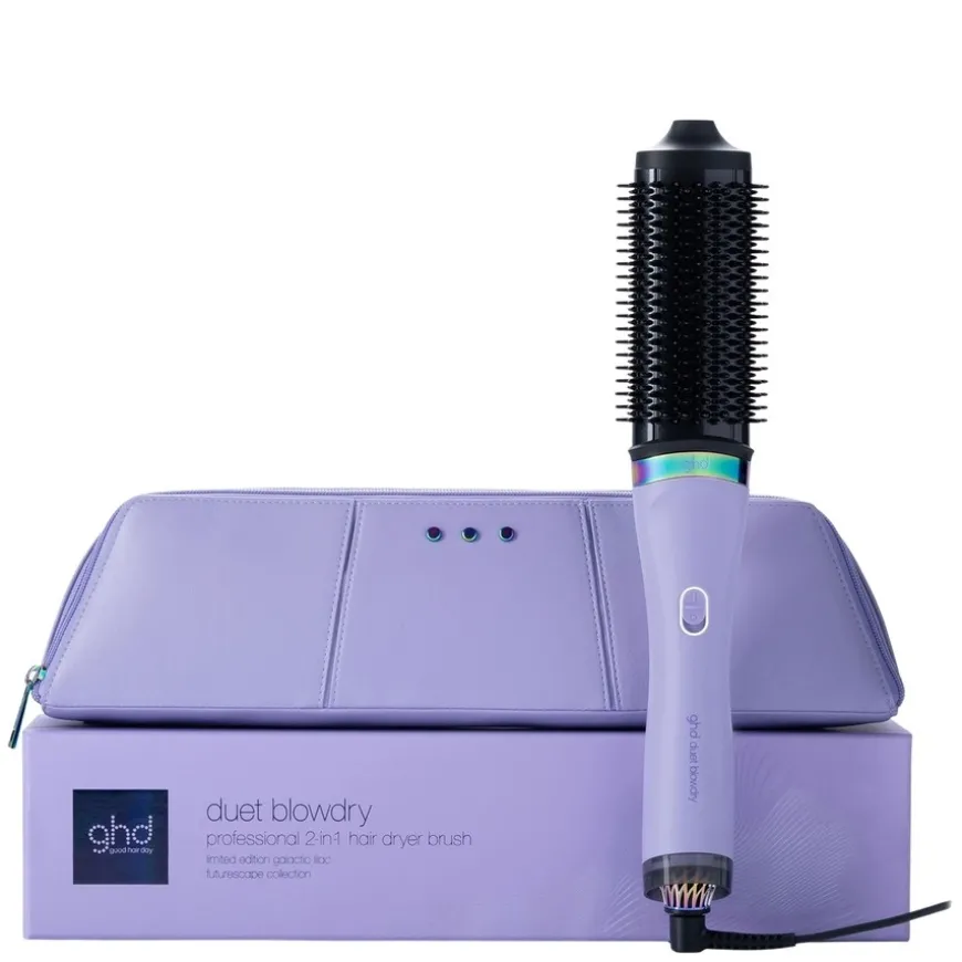 Duet Blowdry Limited Edition Hair Dryer Brush Galactic Lilac