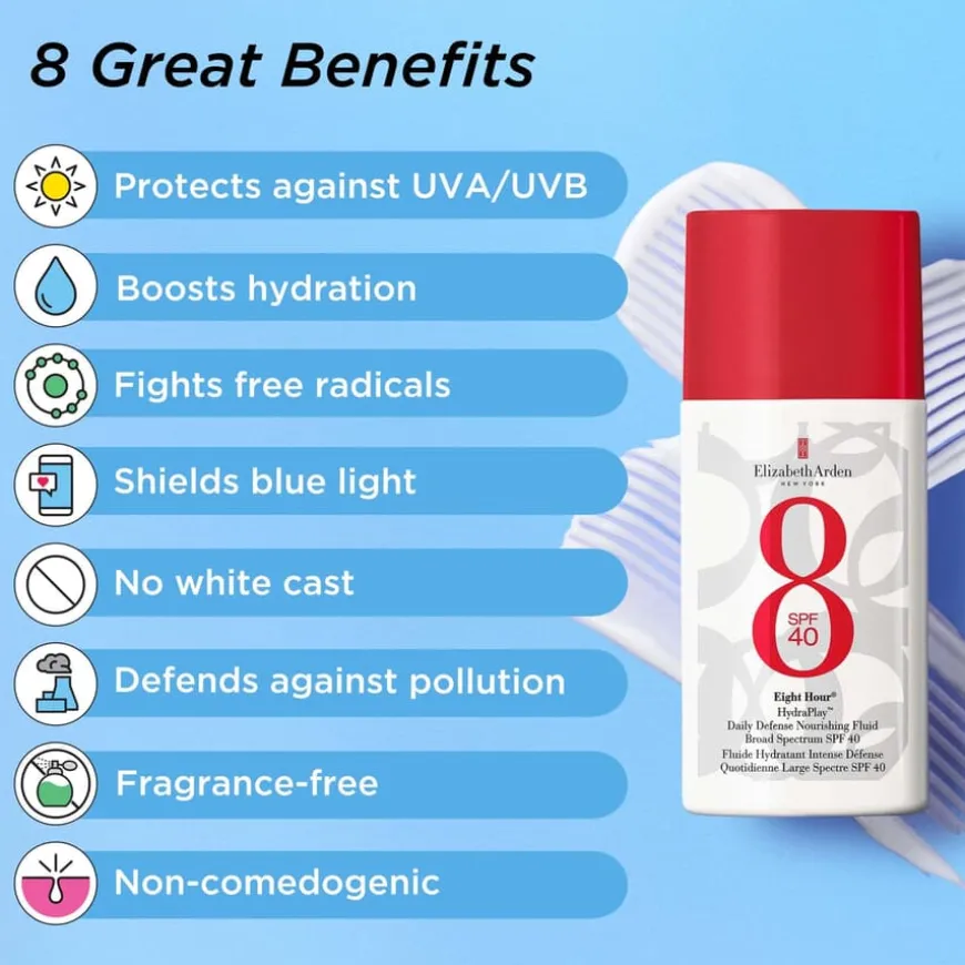 Eight Hour Sun Hydraplay Daily Defense SPF40 50ml