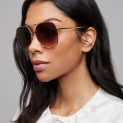 Ella Gold Sunglasses Strength 1.5 +