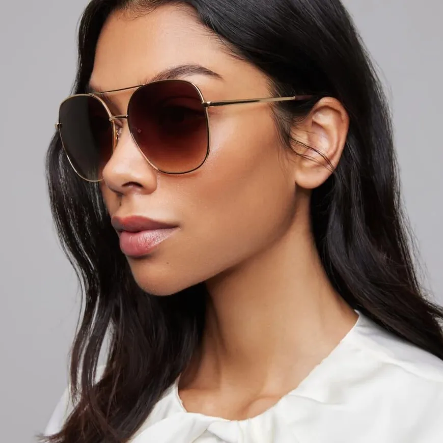 Ella Gold Sunglasses Strength 1.5 +