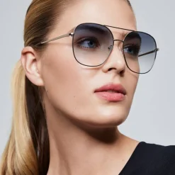 Ella Silver Sunglasses Strength 0 +