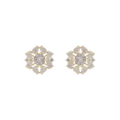 Ellie Big Earring Gold/Clear