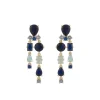 Ellie Pendant Earring Gold/Mix Blue