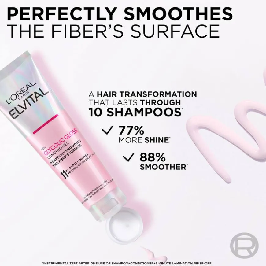 Elvital Glycolic Gloss Shine Conditioner 150ml