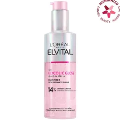 Elvital Glycolic Gloss Softening and Shine Boosting Leave-In Serum 150ml