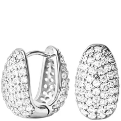 Elysian Pave Huggies Silver