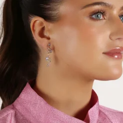 Envy Big Pendant Earring Gold/Light Mix Onesize