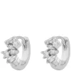 Envy Small Irregular Earring Silver/Clear Onesize
