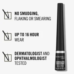 Exaggerate Liquid Eyeliner #001 Black 2,5ml