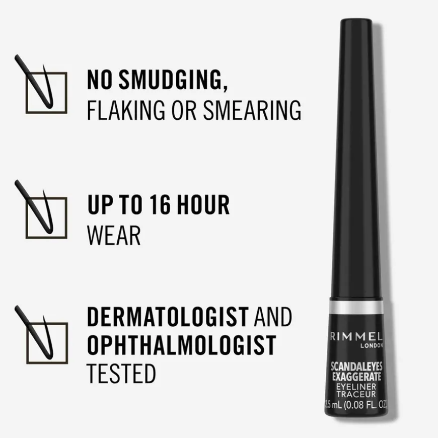 Exaggerate Liquid Eyeliner #001 Black 2,5ml