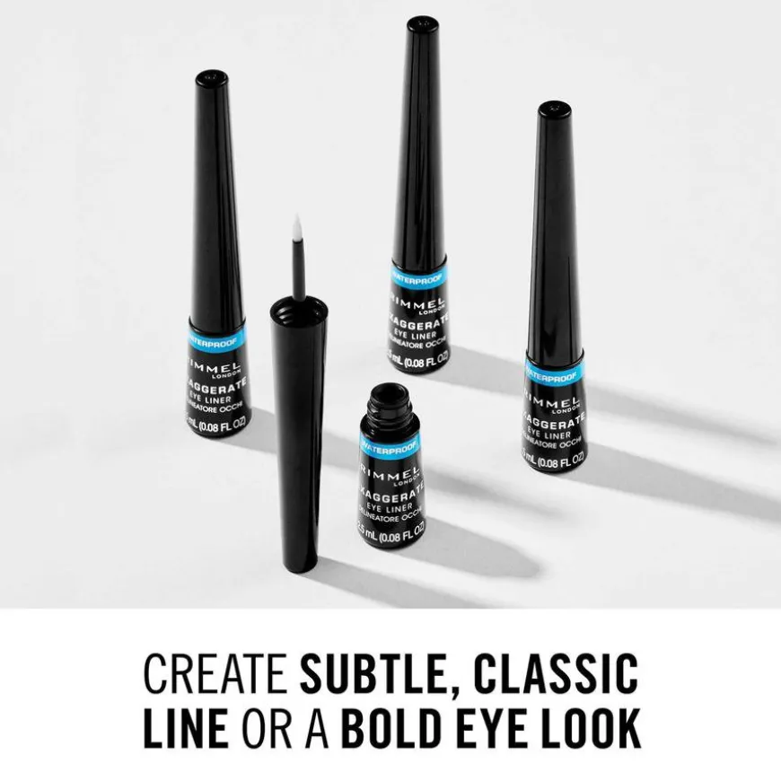 Exaggerate Liquid Eyeliner #001 Black 2,5ml