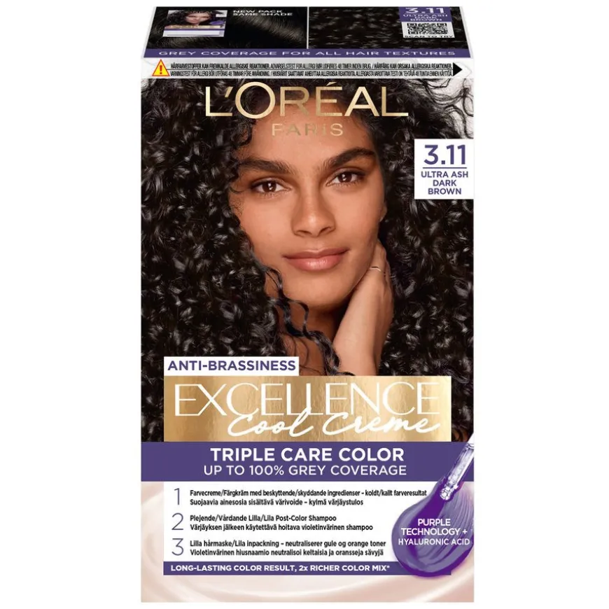 Excellence Cool Creme 3.11 Ultra Ash Dark Brown
