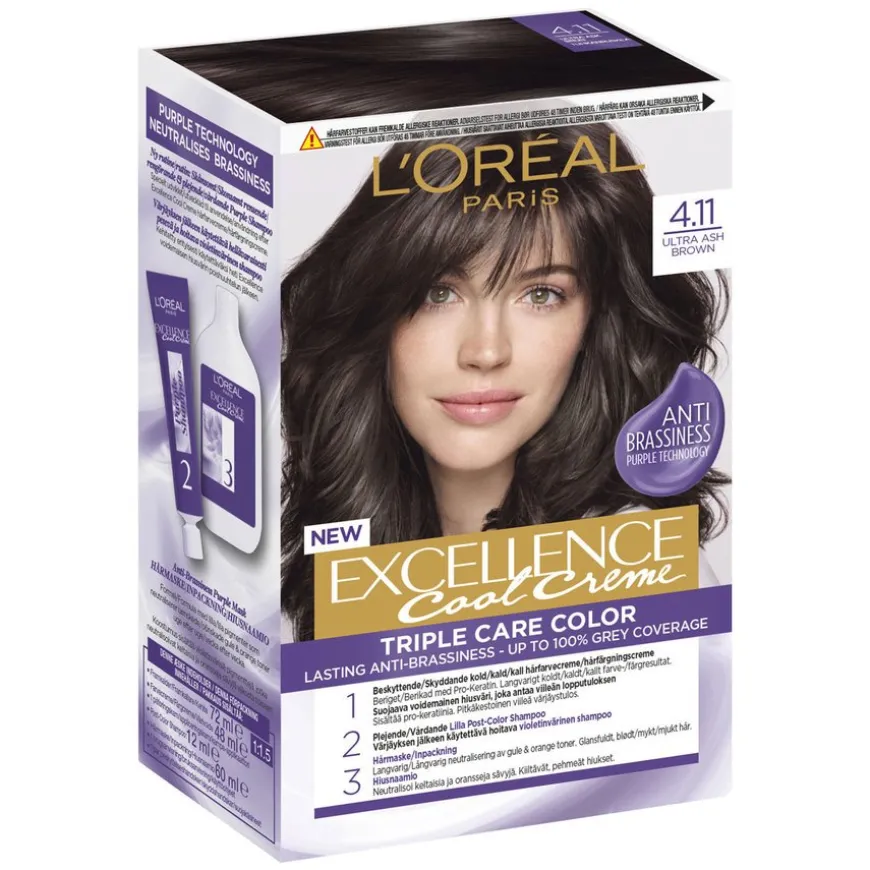 Excellence Cool Creme 4.11 Ultra Ash Brown
