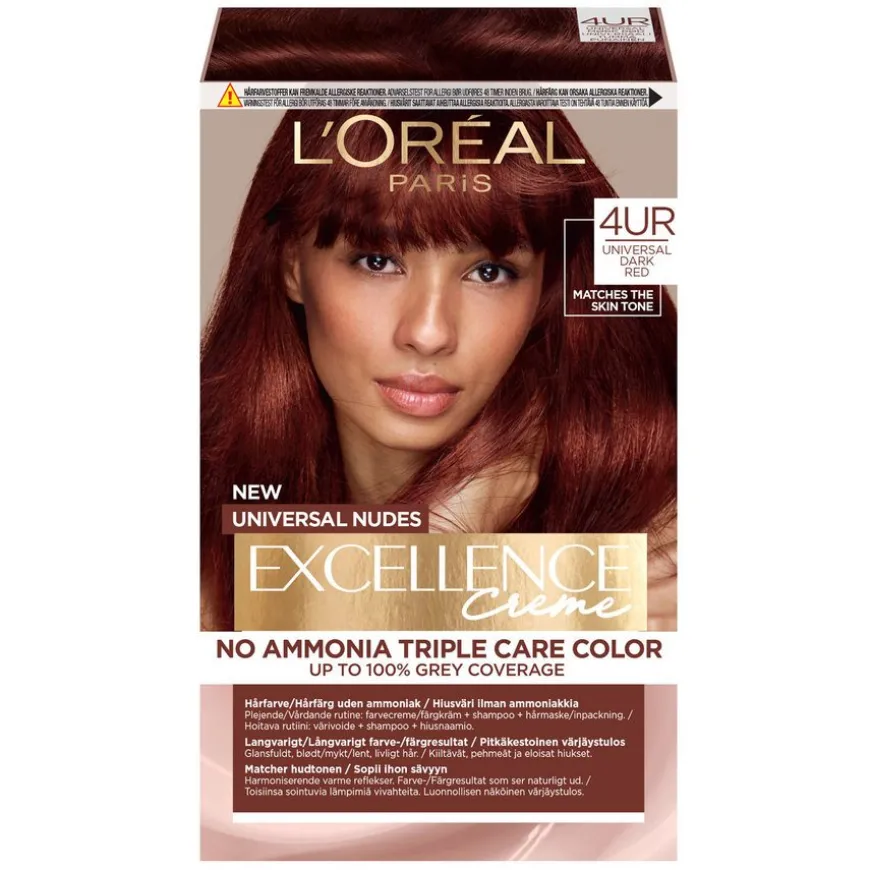 Excellence Universal Nudes Permanent Color Universal Dark Red 4UR