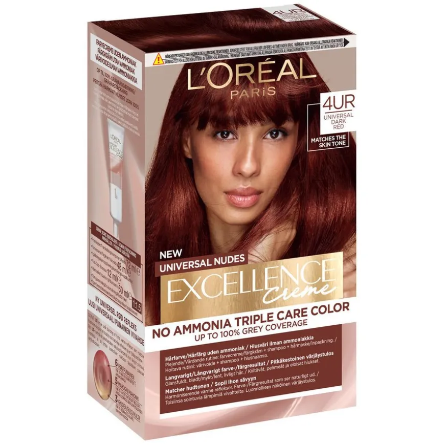 Excellence Universal Nudes Permanent Color Universal Dark Red 4UR