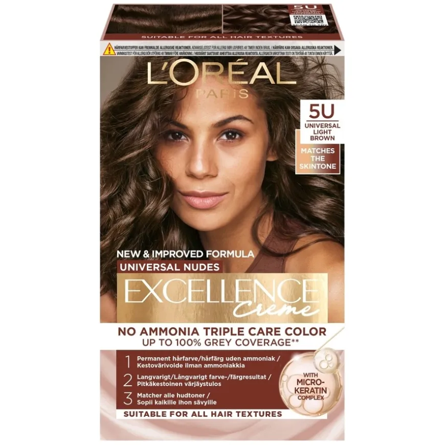 Excellence Universal Nudes Permanent Color 5U Universal Light Brown