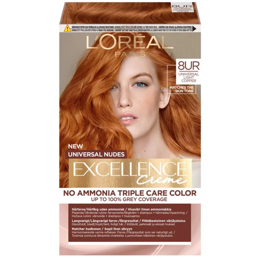 Excellence Universal Nudes Permanent Color Universal Light Copper 8UC