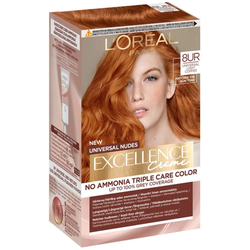 Excellence Universal Nudes Permanent Color Universal Light Copper 8UC