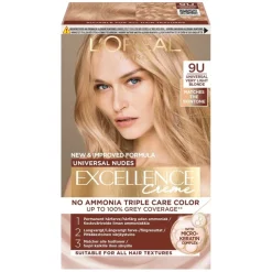 Excellence Universal Nudes Permanent Color 9U Universal Very Light Blonde
