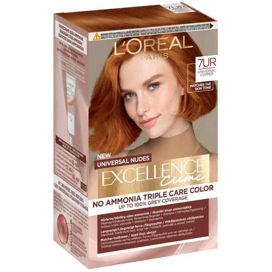 Excellence Universal Nudes Permanent Color 7UR Universal Copper