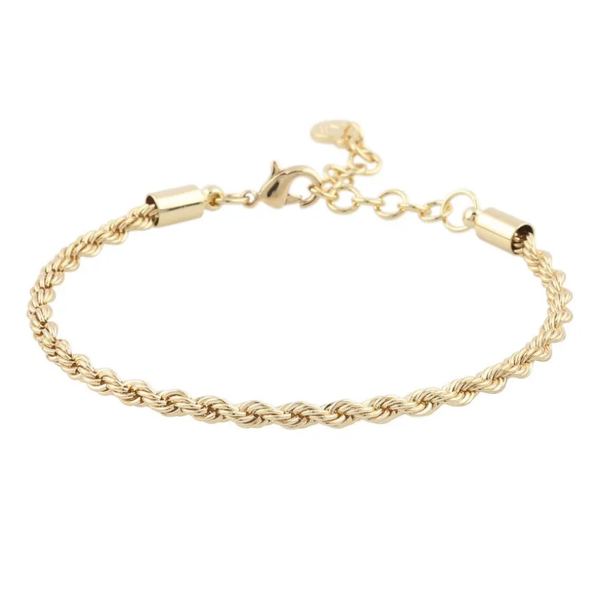 Exibit Brace Plain Gold 16cm