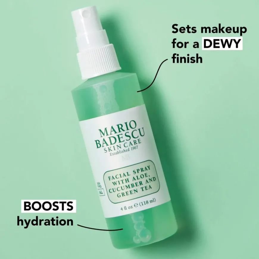 Facial Spray W/ Aloe, Cucumber & Green Tea 118ml