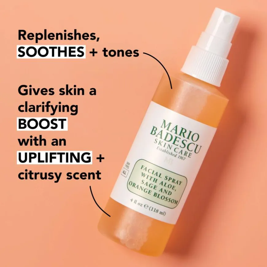 Facial Spray W/ Aloe, Sage & Orange Blossom 118ml