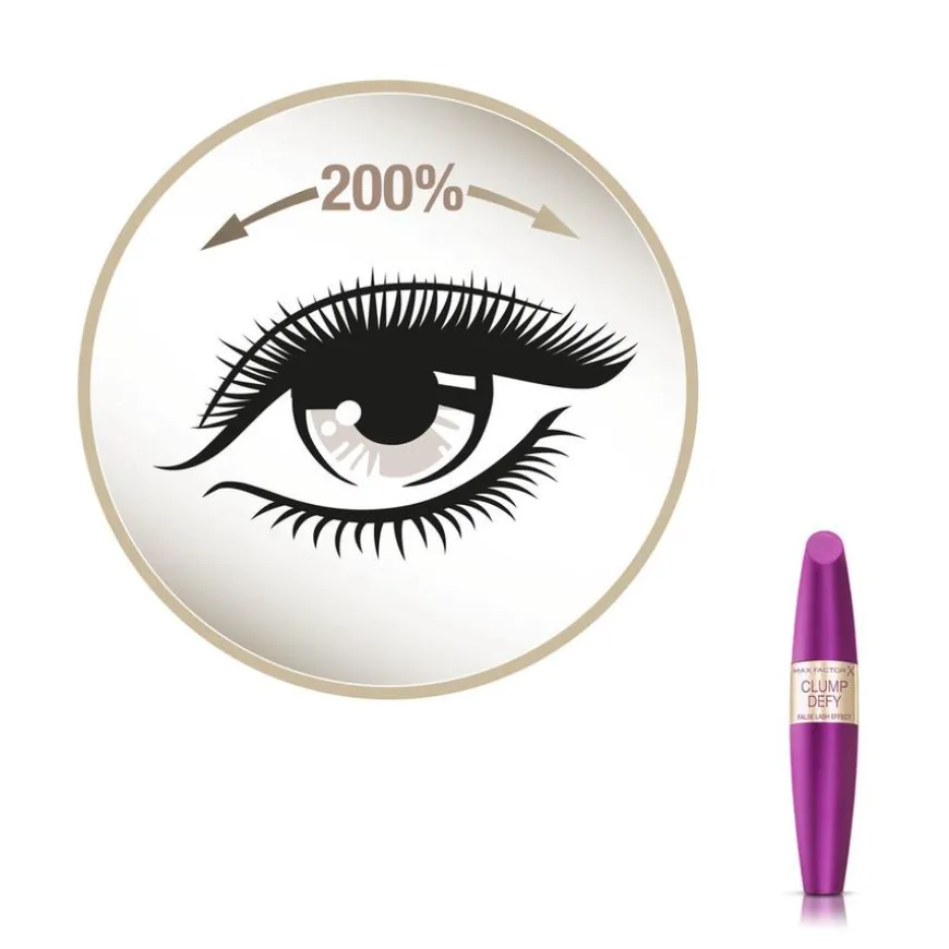 False Lash Effect Clump Defy Mascara Black 13,1ml