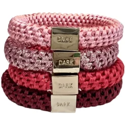 Fat Hair Ties Red 4pcs