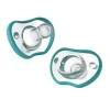 Flexy Pacifier Turquoise 0-3m 2pcs