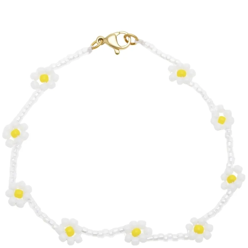 Flower Bead Bracelet