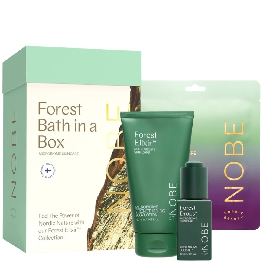 Forest Bath In A Box Set 1: Forest Drops, Body Lotion & Sheet Mask