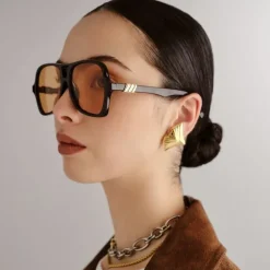 Fortune Teller Black/Mustard Mono Lens