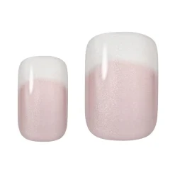 French Look Pink Shimmer Medium Square 24pcs