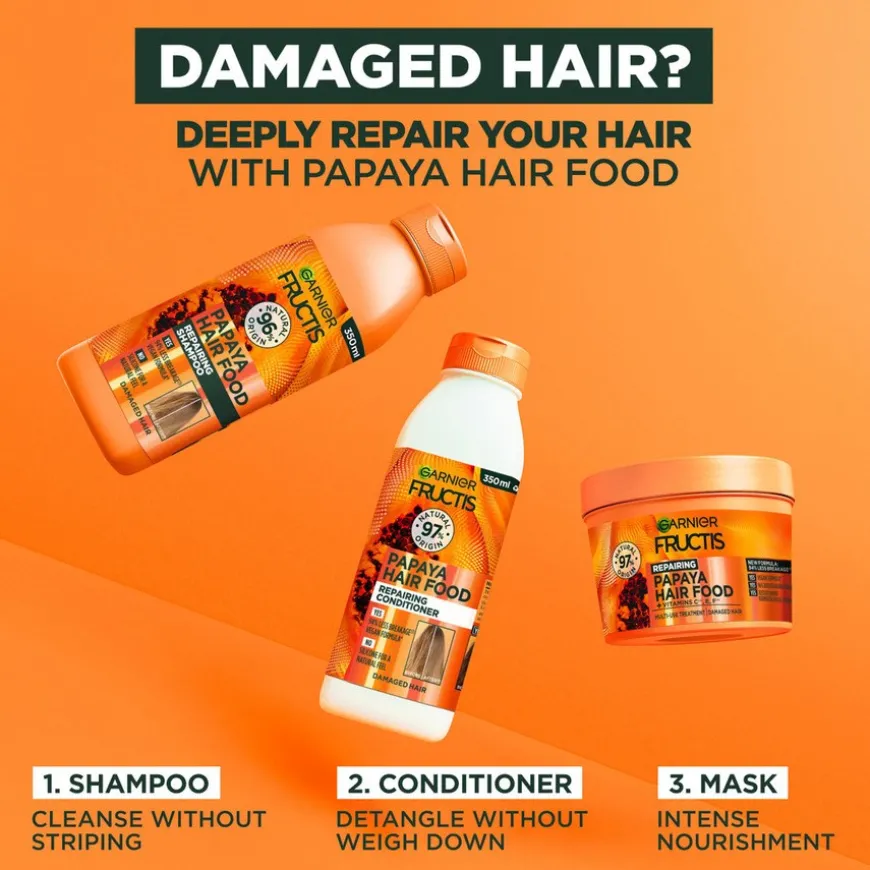 Fructis Hair Food Papaya Conditioner 350ml