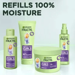 Fructis Method for Curls Pre-Shampoo 200ml + Shampoo 200ml + Mask 370ml + Leave-in 150ml