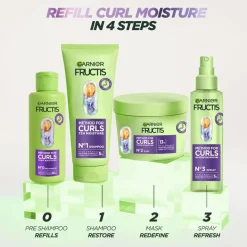 Fructis Method for Curls Moisturizing Shampoo for Curly Hair 200ml