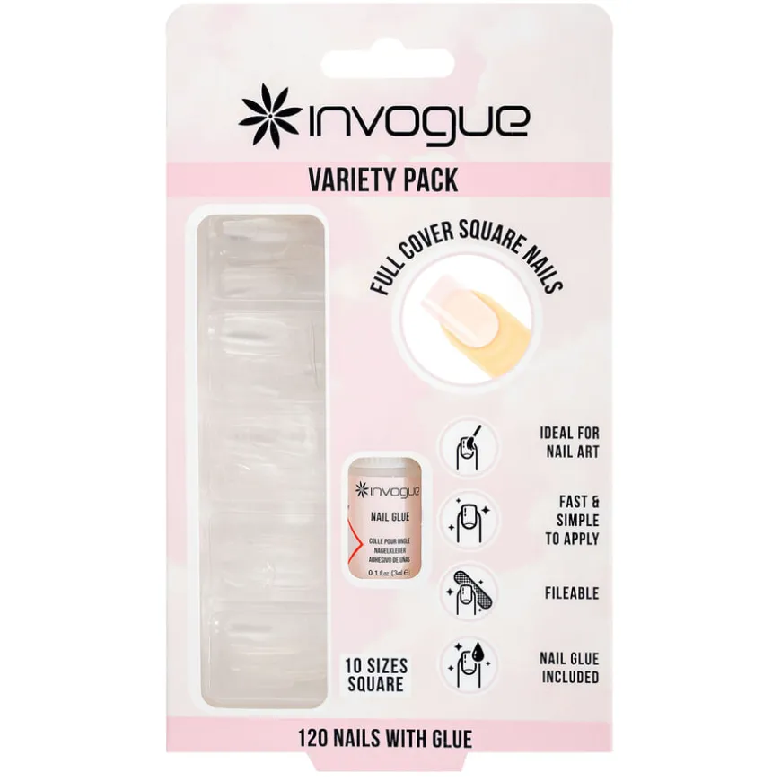 Full Cover Square Nails 120pcs