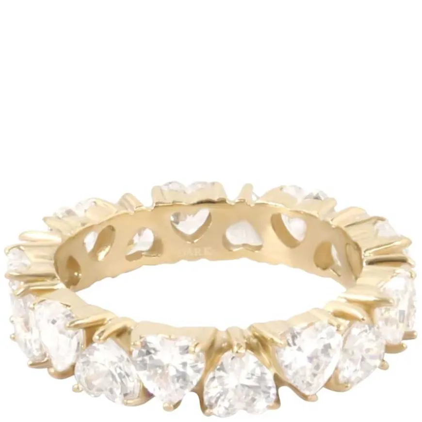 Full Heart Crystal Ring Crystal Size 4