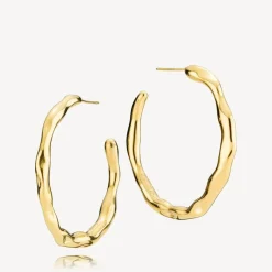 Gabi X Sistie2ND Hoops Large Gold Plated 38mm
