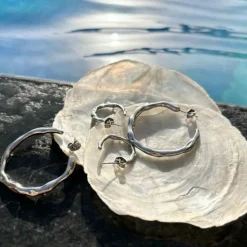 Gabi X Sistie2ND Hoops Large Steel 38mm