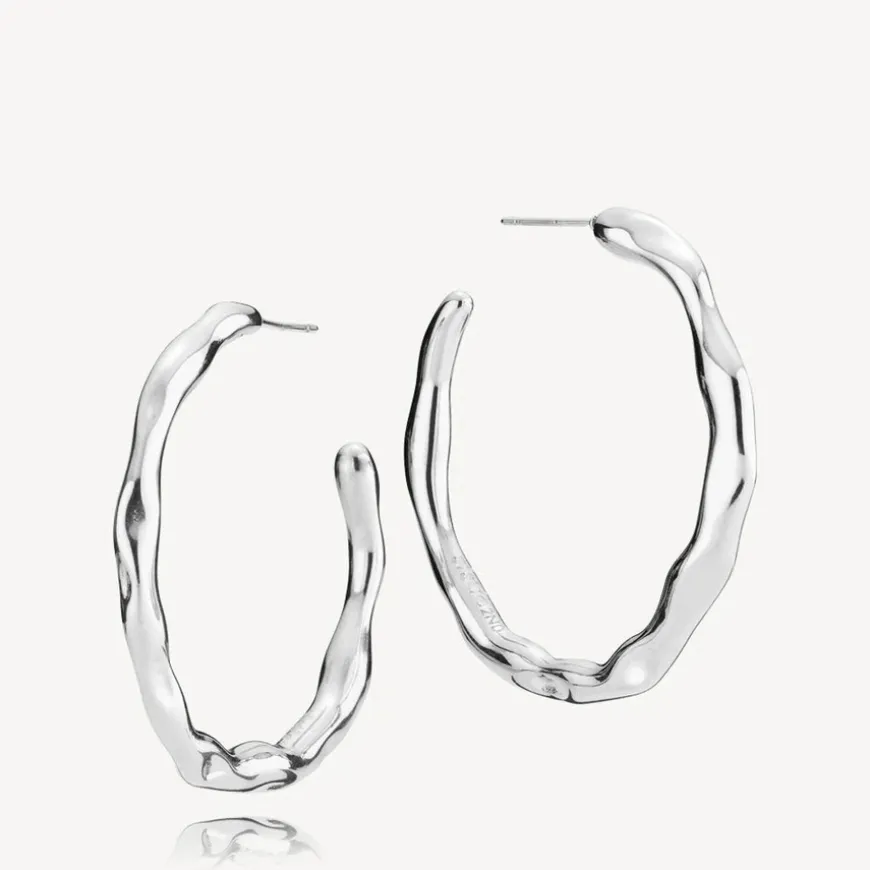 Gabi X Sistie2ND Hoops Large Steel 38mm