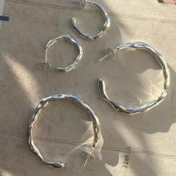 Gabi X Sistie2ND Hoops Small Steel 20mm