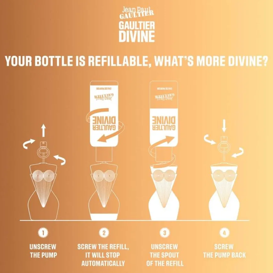 Gaultier Divine Eau De Parfum Refill 200ml