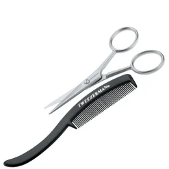 Gear Moustache Scissors And Comb