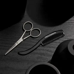 Gear Moustache Scissors And Comb