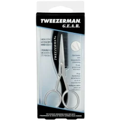 Gear Moustache Scissors And Comb
